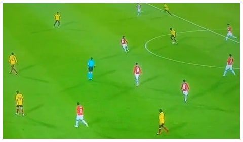 Gol de Colombia ante Paraguay
