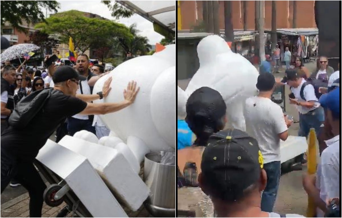Juan Carlos Upegui agredido en Medellín