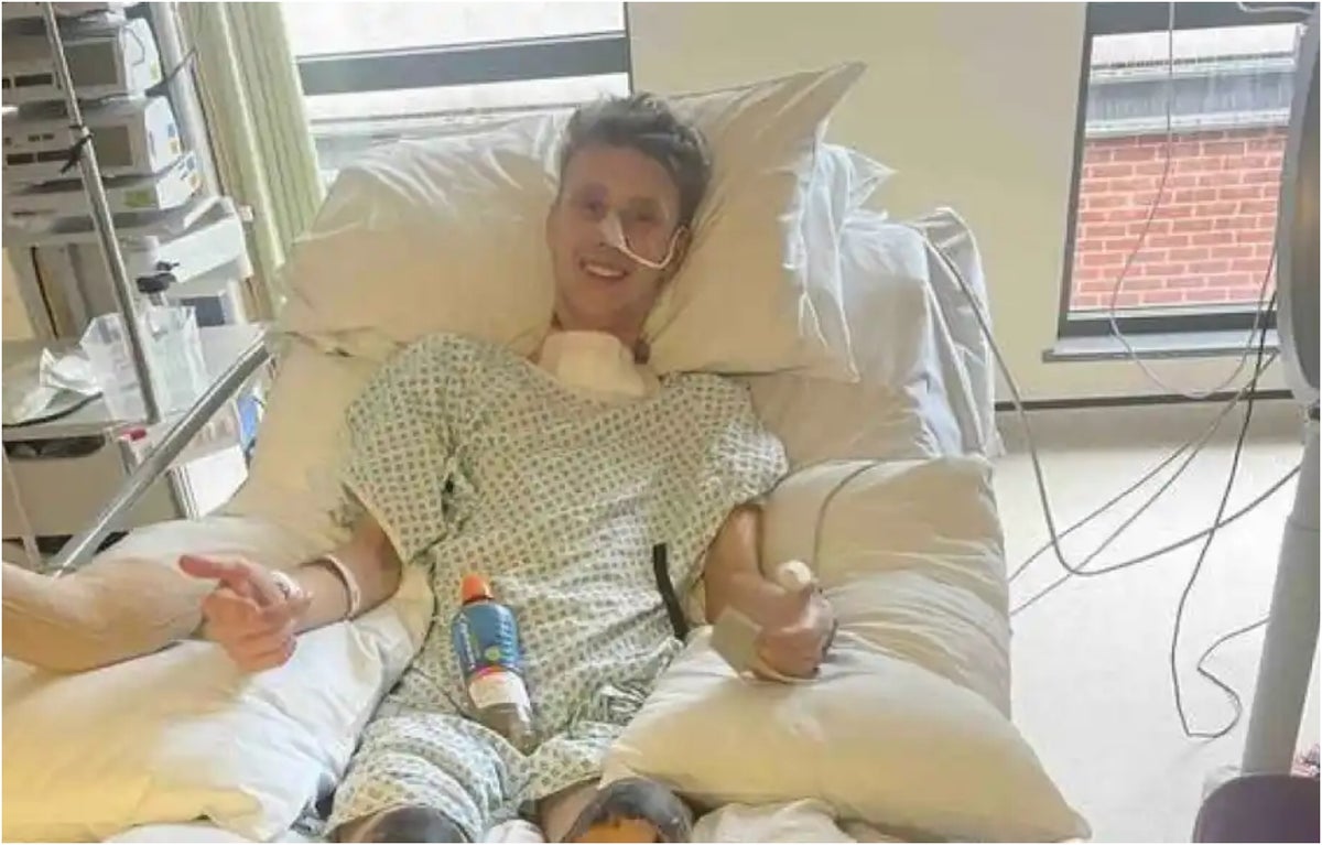 Levi Dewey, de una gripa a una amputación