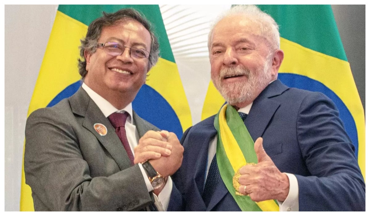 Lula da Silva y Gustavo Petro