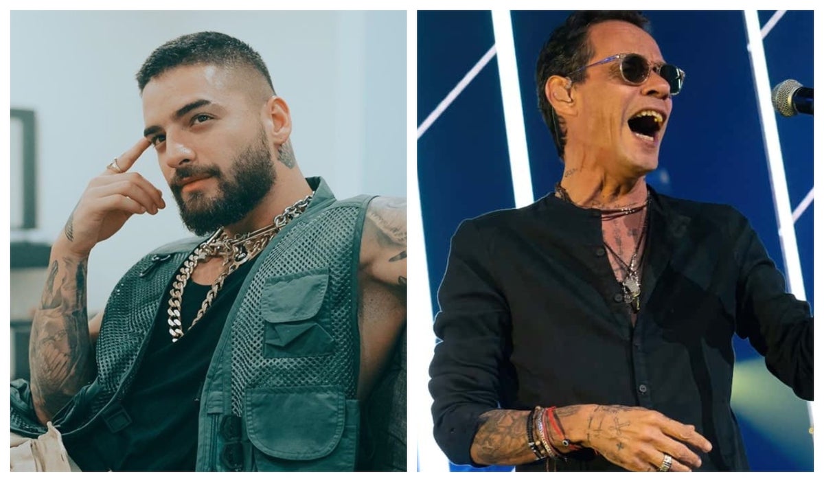 Maluma y Marc anthony
