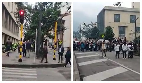 Manifestaciones en Bogotá