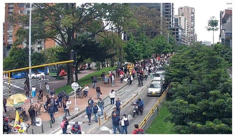 Manifestaciones en Bogotá