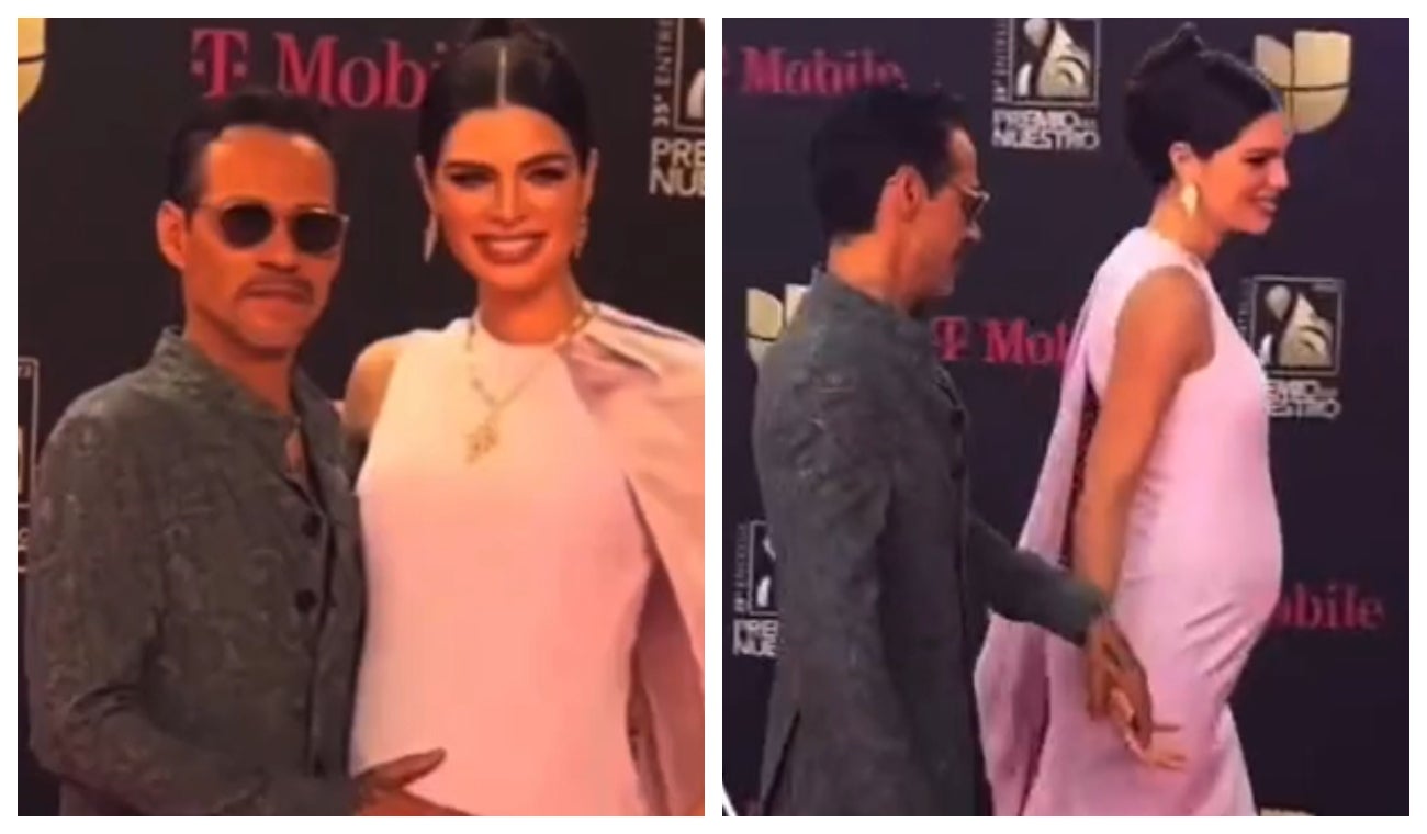 Marc Anthony y Nadia Ferreira