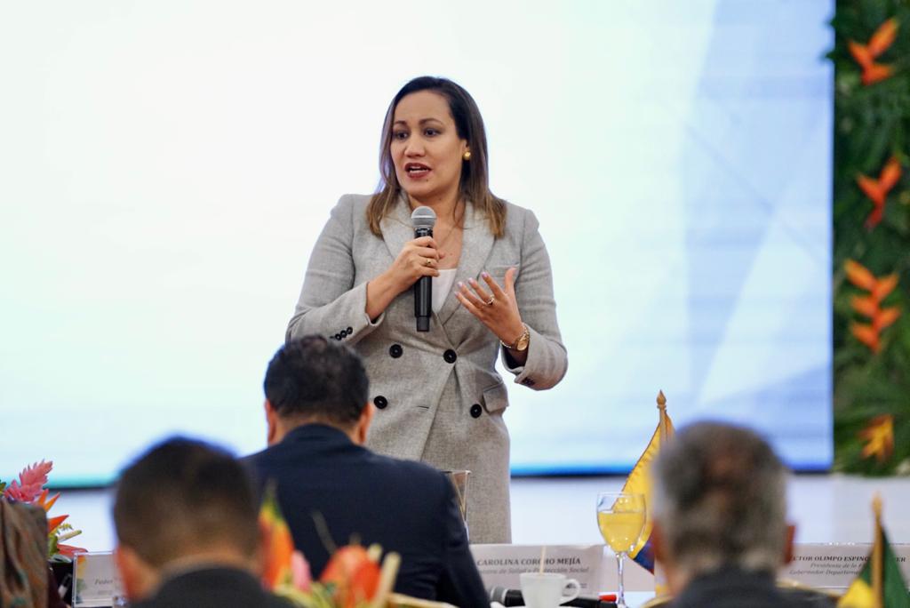 La Ministra de Salud Carolina Corcho.