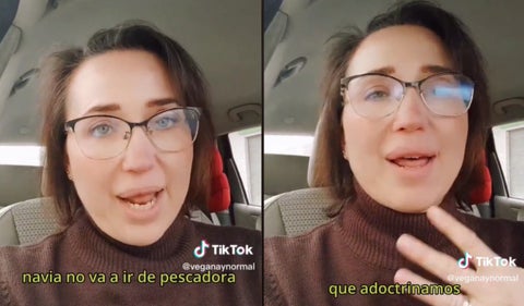 Mujer vegana cuestiona disfraz de su hija
