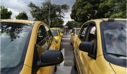 Paro de taxistas 23 de febrero
