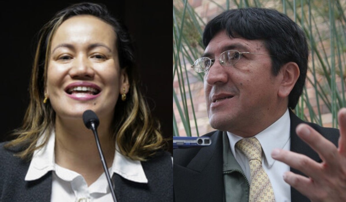 Pedro Santana y Carolina Corcho