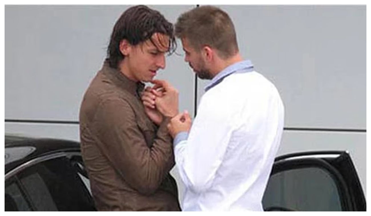 Perard Piqué y Zlatan