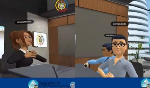 Primera audiencia en metaverso de Colombia
