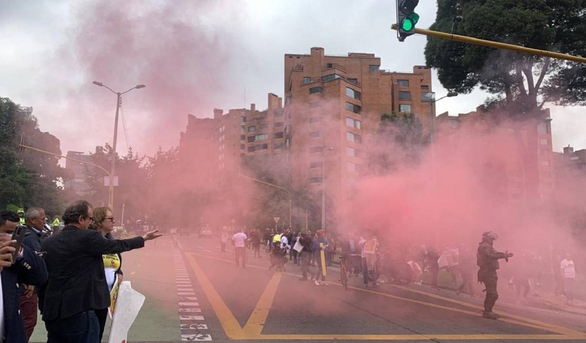 Protestas en la carrera Séptima