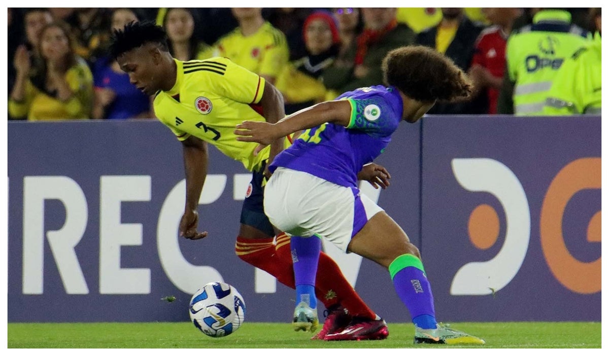 Selección Colombia vs Brasil