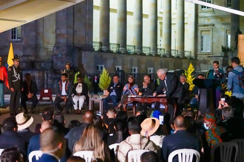 Radicación del Plan Nacional de Desarrollo