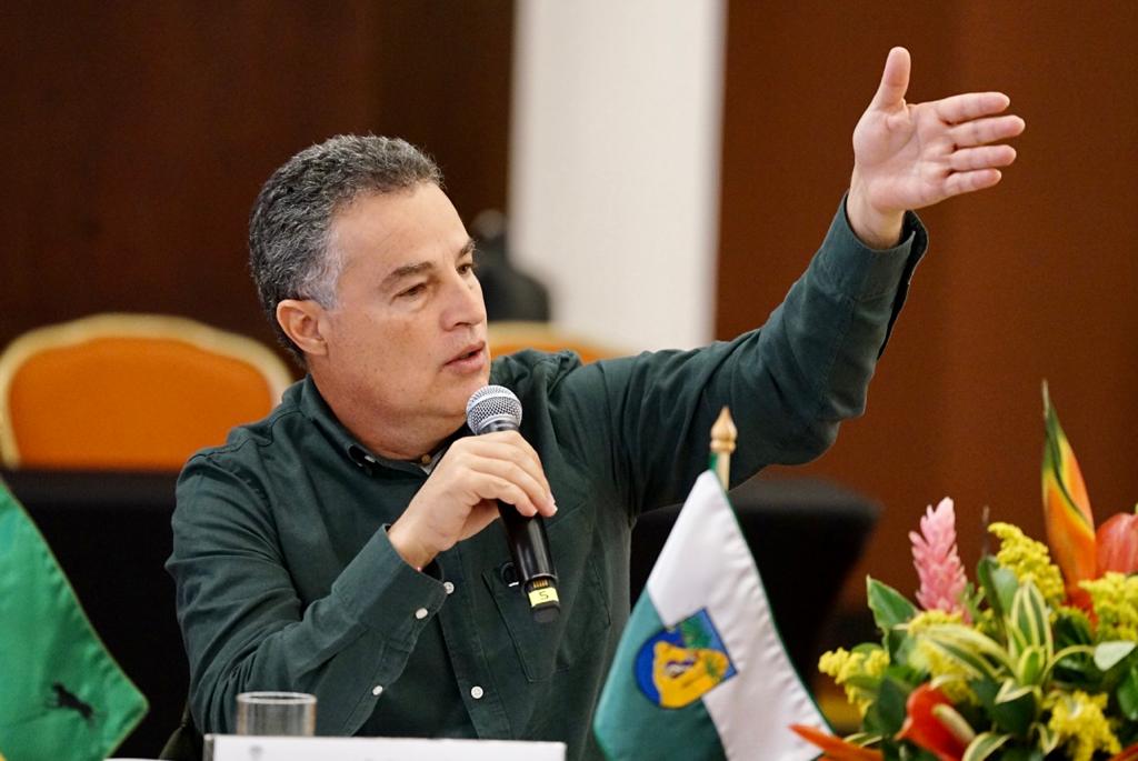 Gobernador de Antioquia, Aníbal Gaviria.