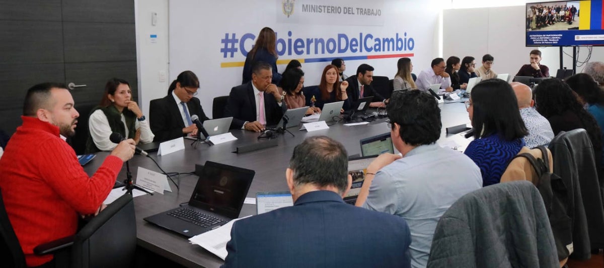 Reunión de reforma laboral.