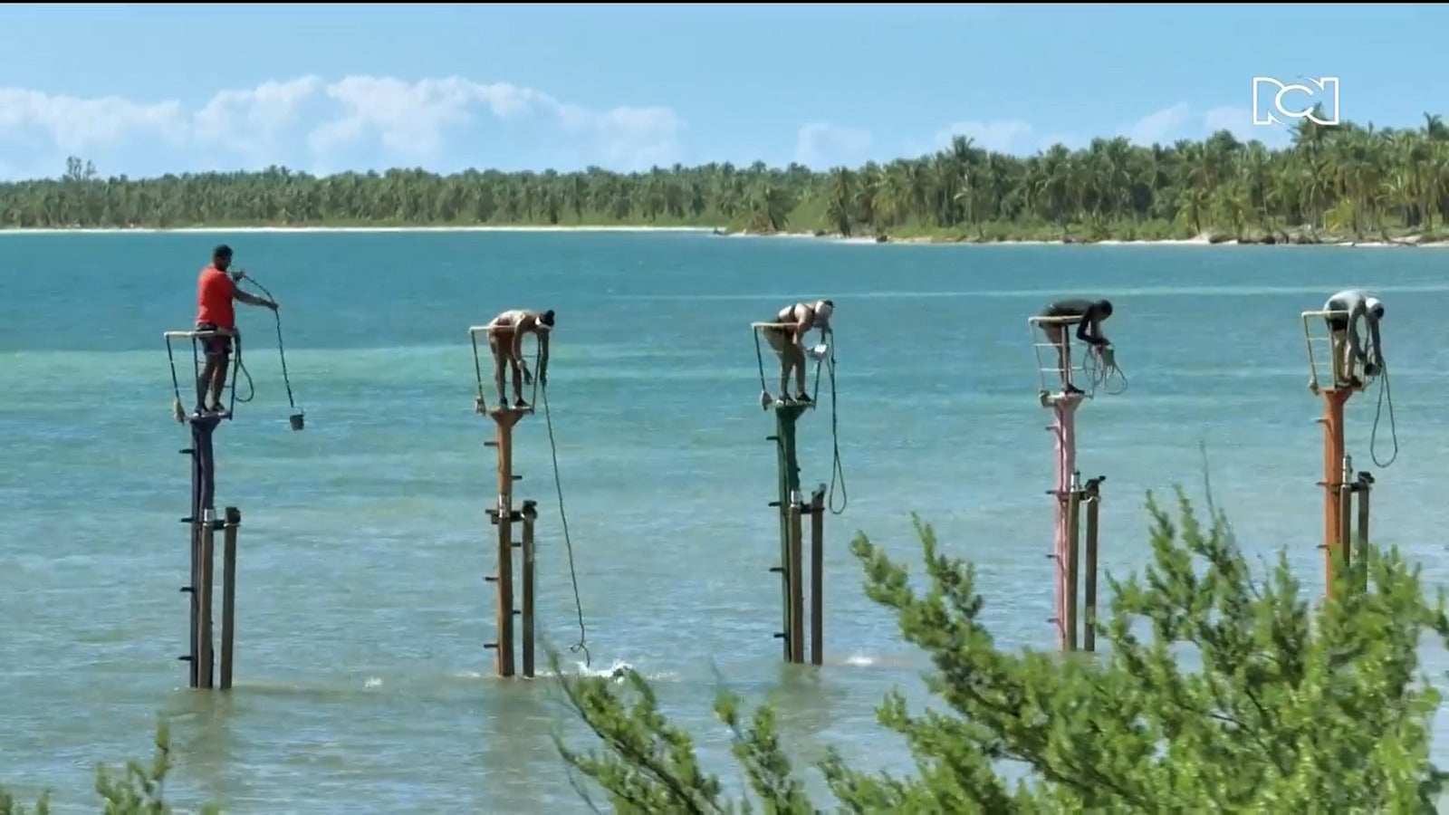 Survivor, la isla de los famosos, prueba de inmunidad individual de los Koi