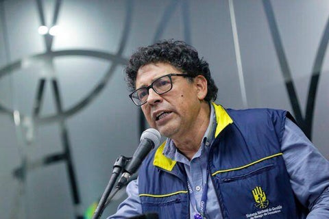 Javier Pava director de la Unidad Nacional de Gestión del Riesgo