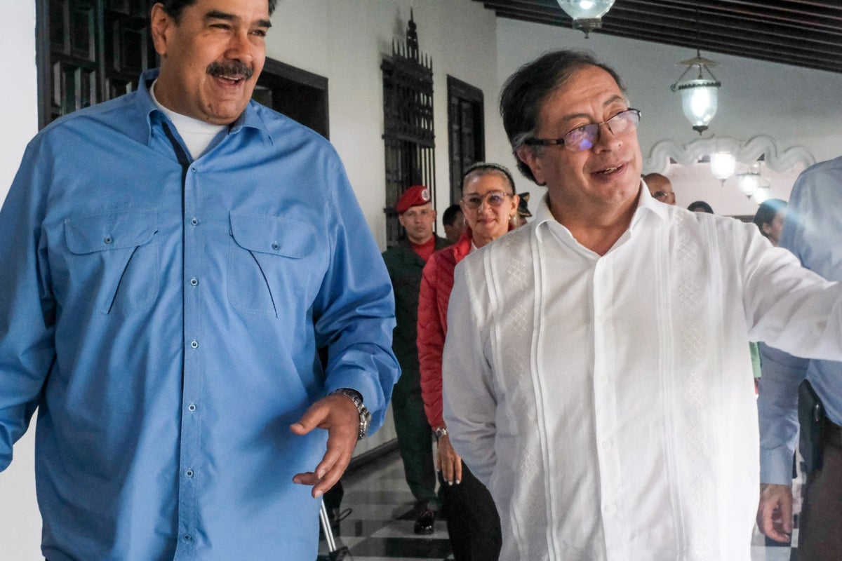 Nicolás Maduro y Gustavo Petro