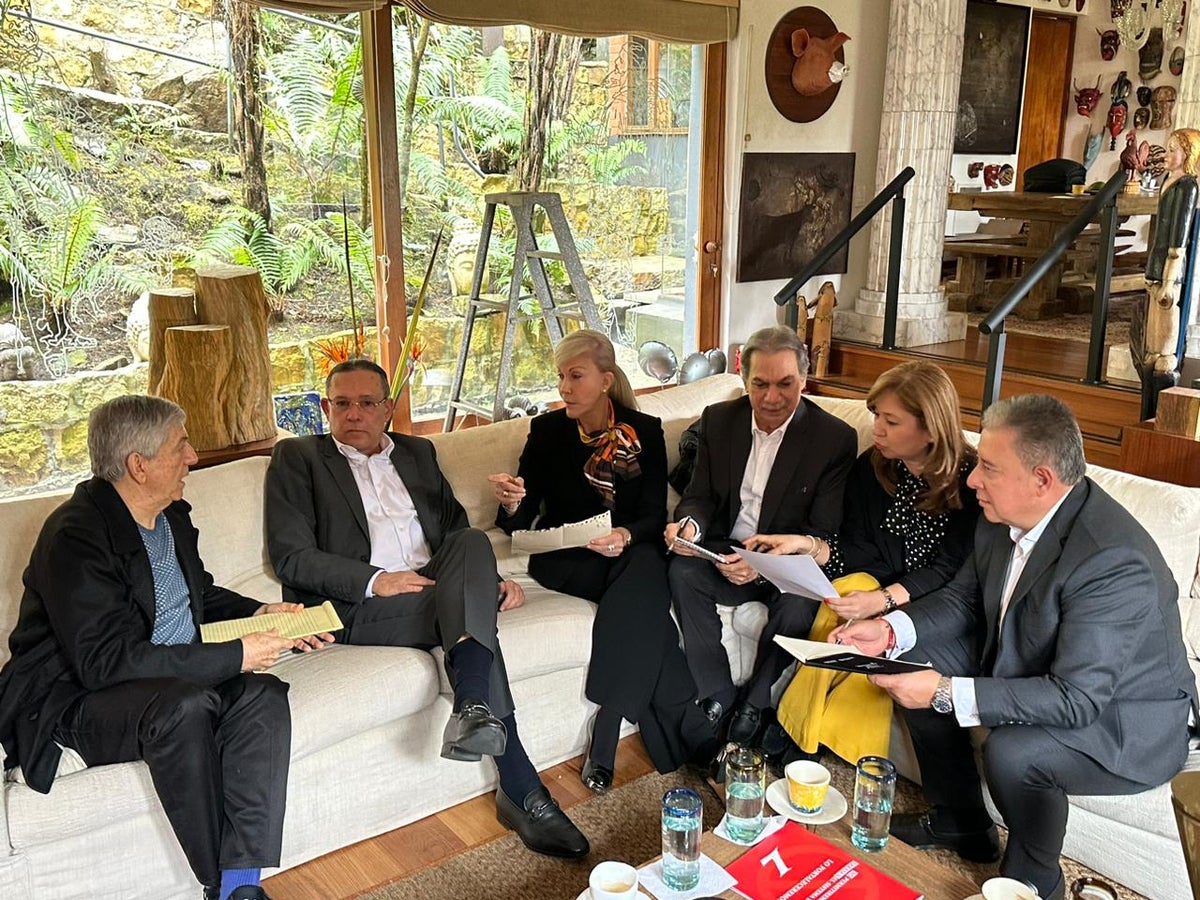 César Gaviria, Efraín Cepeda y Dilian Francisca Toro