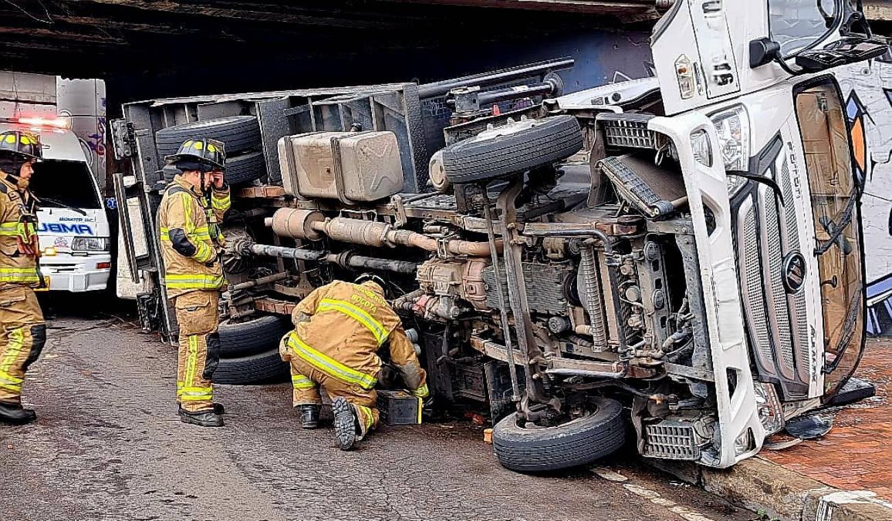 Accidente en la Autopista Norte