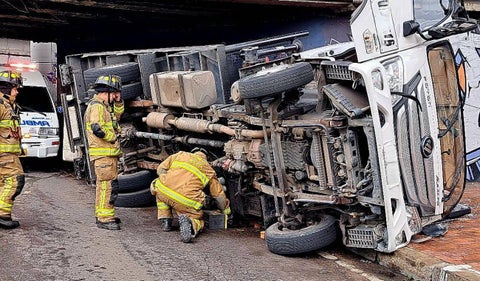Accidente en la Autopista Norte
