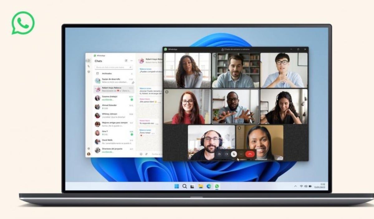 Así se vería la nueva versión de WhatsApp Web