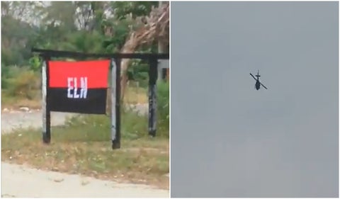 Ataque del ELN a helicóptero del Ejército