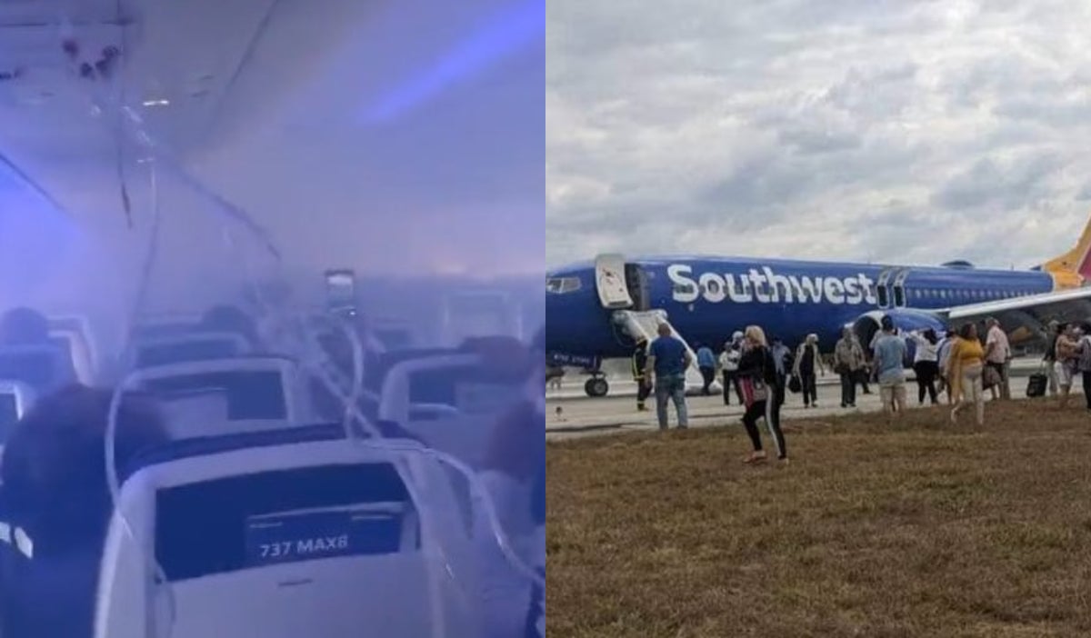Avión aterrizó de emergencia por incendio en una de sus turbinas
