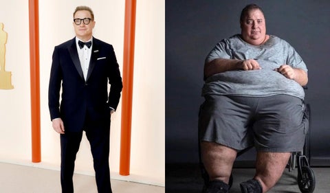 Transformación de Brendan Fraser en The Whale