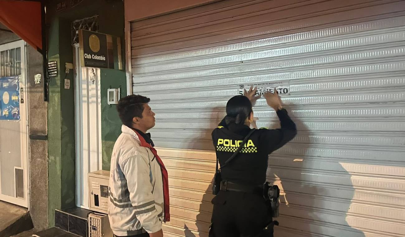 Cierre de establecimientos comerciales en Bogotá