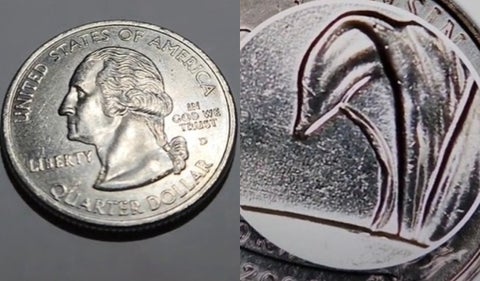 Moneda de un cuarto de dólar