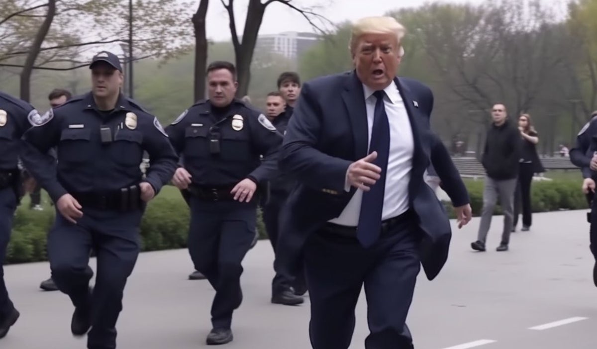 Arresto de Donald Trump en Inteligencia Artificial