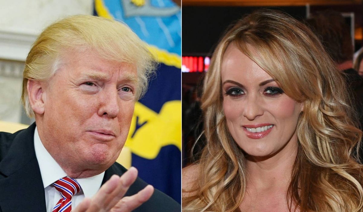 Donald Trump y Stormy Daniels