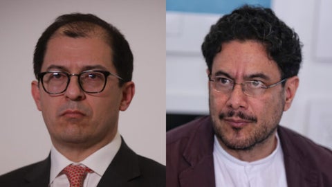 Francisco Barbosa e Iván Cepeda