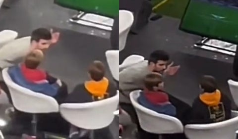 Gerard Piqué regaña a sus hijos
