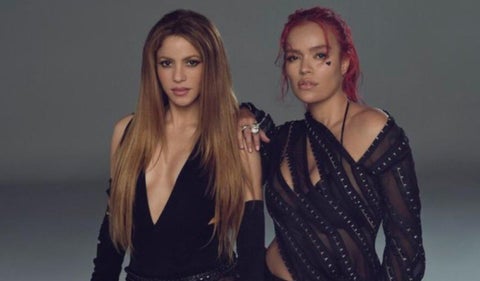 Karol G y Shakira en TQG
