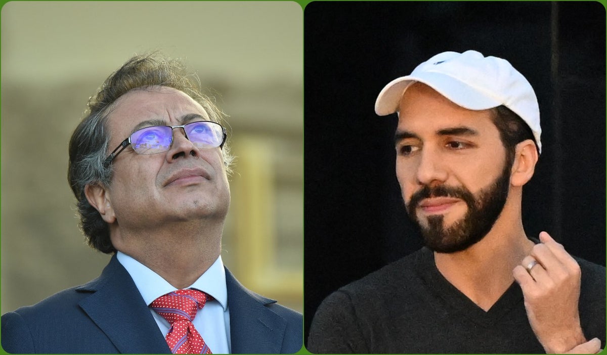 Gustavo Petro y Nayib Bukele