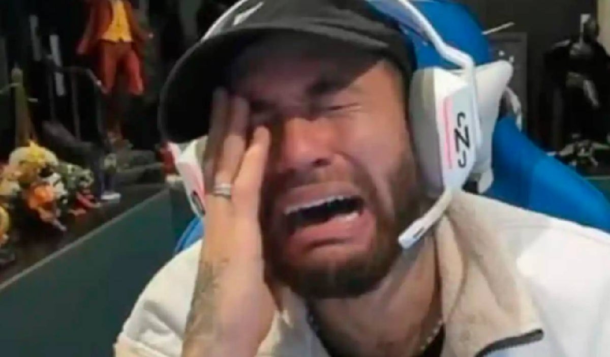 Neymar llora