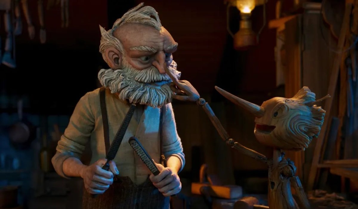 Pinocho del Guillermo del Toro