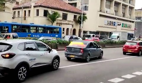 Protestas de conductores de plataformas
