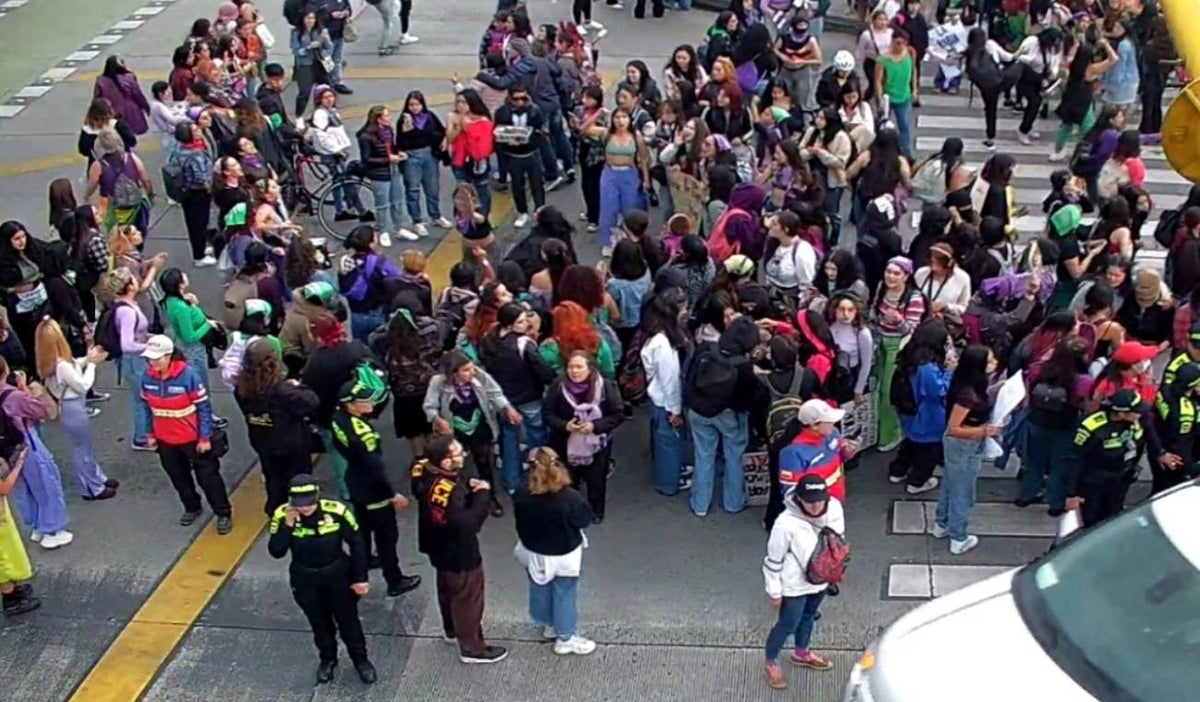 Manifestaciones en Bogotá