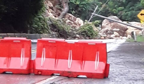 Derrumbe en la Nariz del Diablo