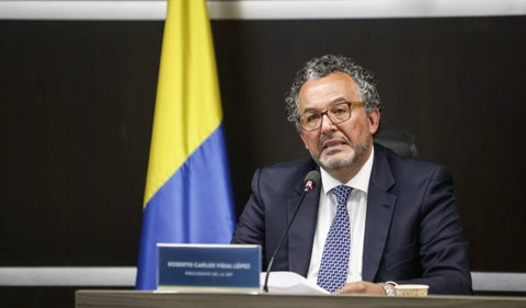 Roberto Vidal, presidente de la JEP
