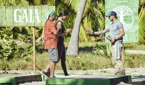 Tania y Federico en Survivor, la isla de los famosos