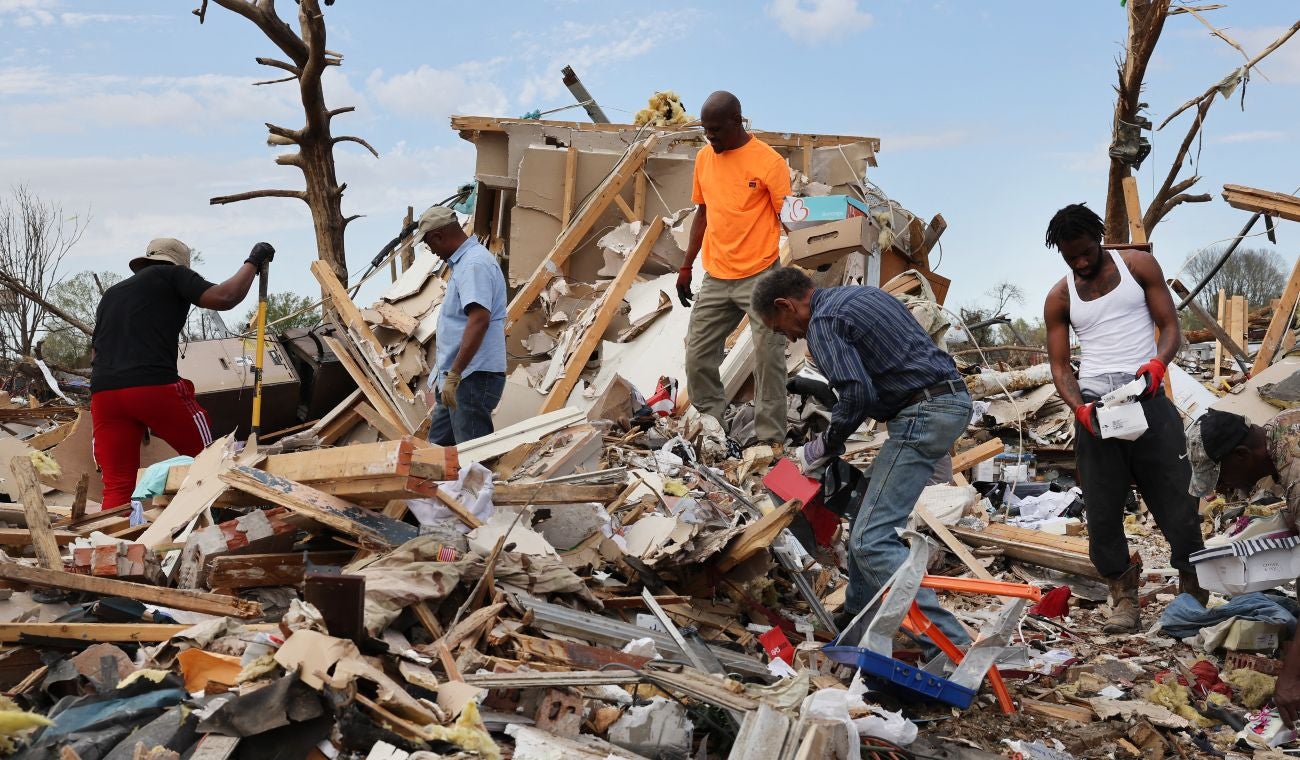 Tornado en Rolling Fork, Misisipi