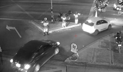 Trancón en Av. de las Américas