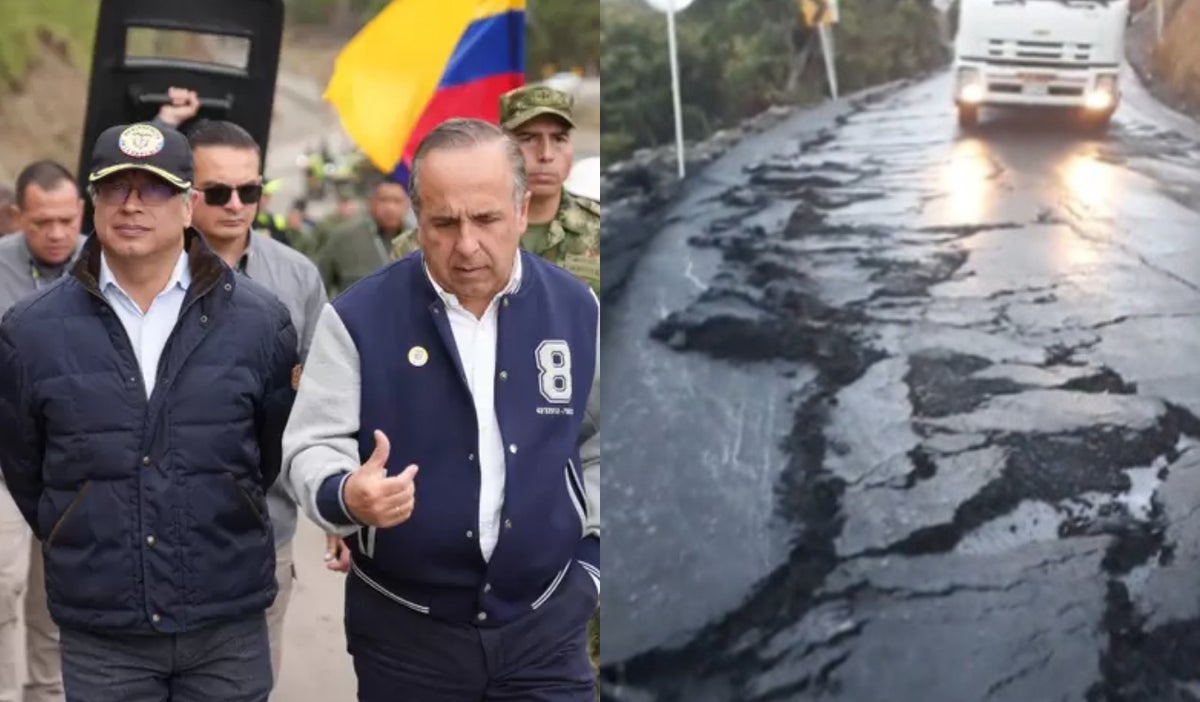 Daños en vía alterna a Rosas, Cauca