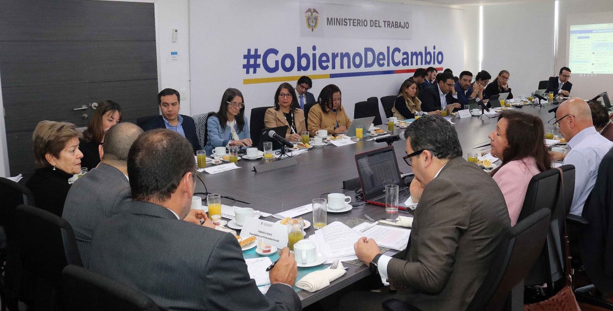 Reunión de la Reforma pensional.