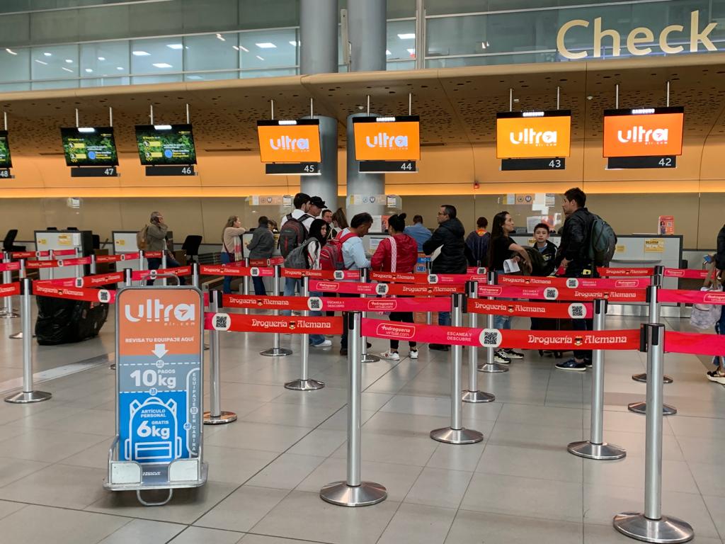Ultra Air, aeropuerto El Dorado