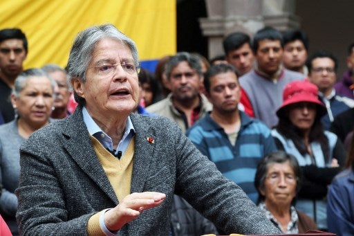 Guillermo Lasso, presidente de Ecuador.